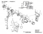 Bosch 0 603 268 703 Phg 600-E Hot Air Gun 220 V / Eu Spare Parts